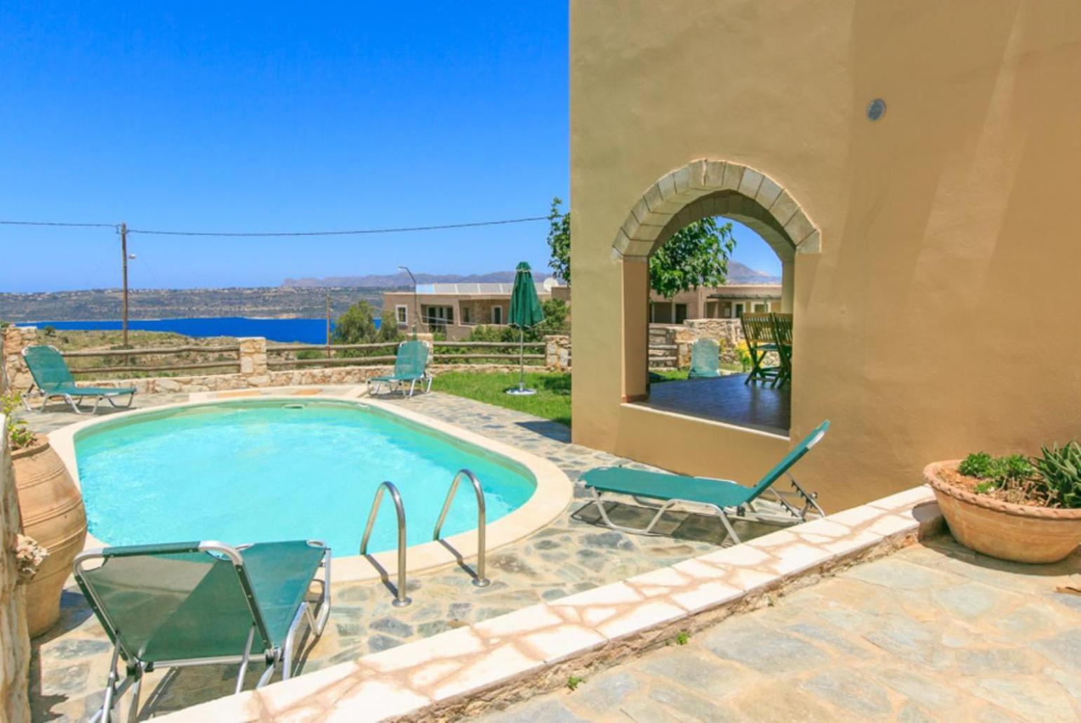 Villa Neria Aptera Bagian luar foto