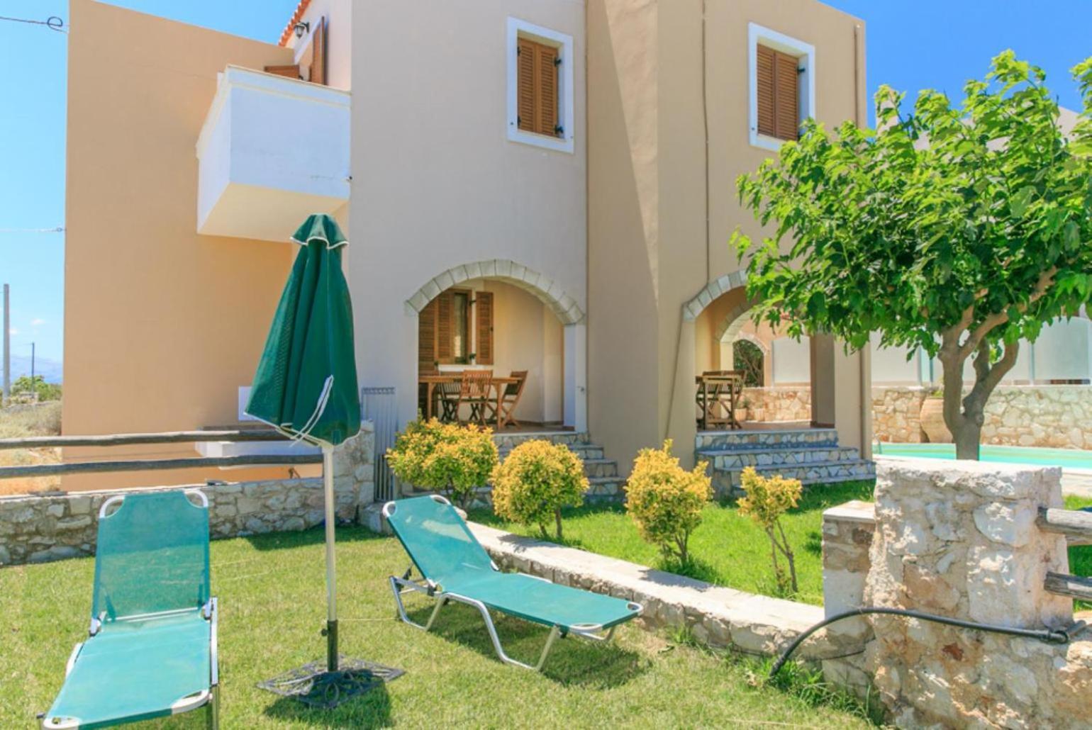 Villa Neria Aptera Bagian luar foto