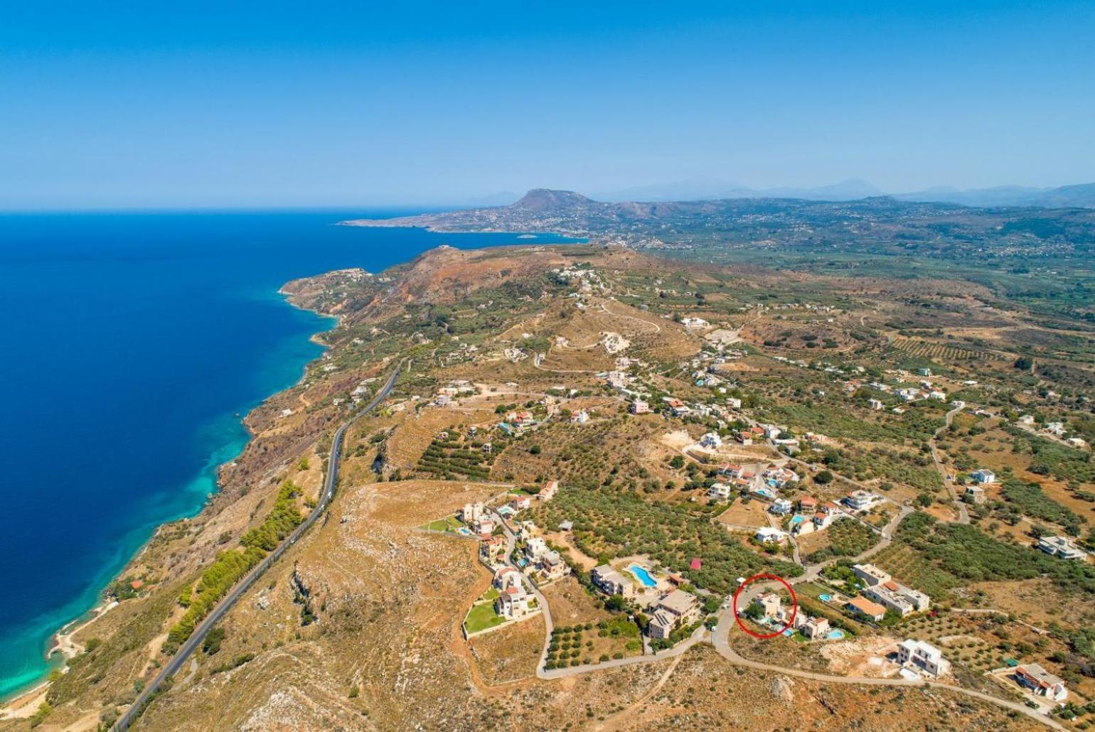 Villa Neria Aptera Bagian luar foto