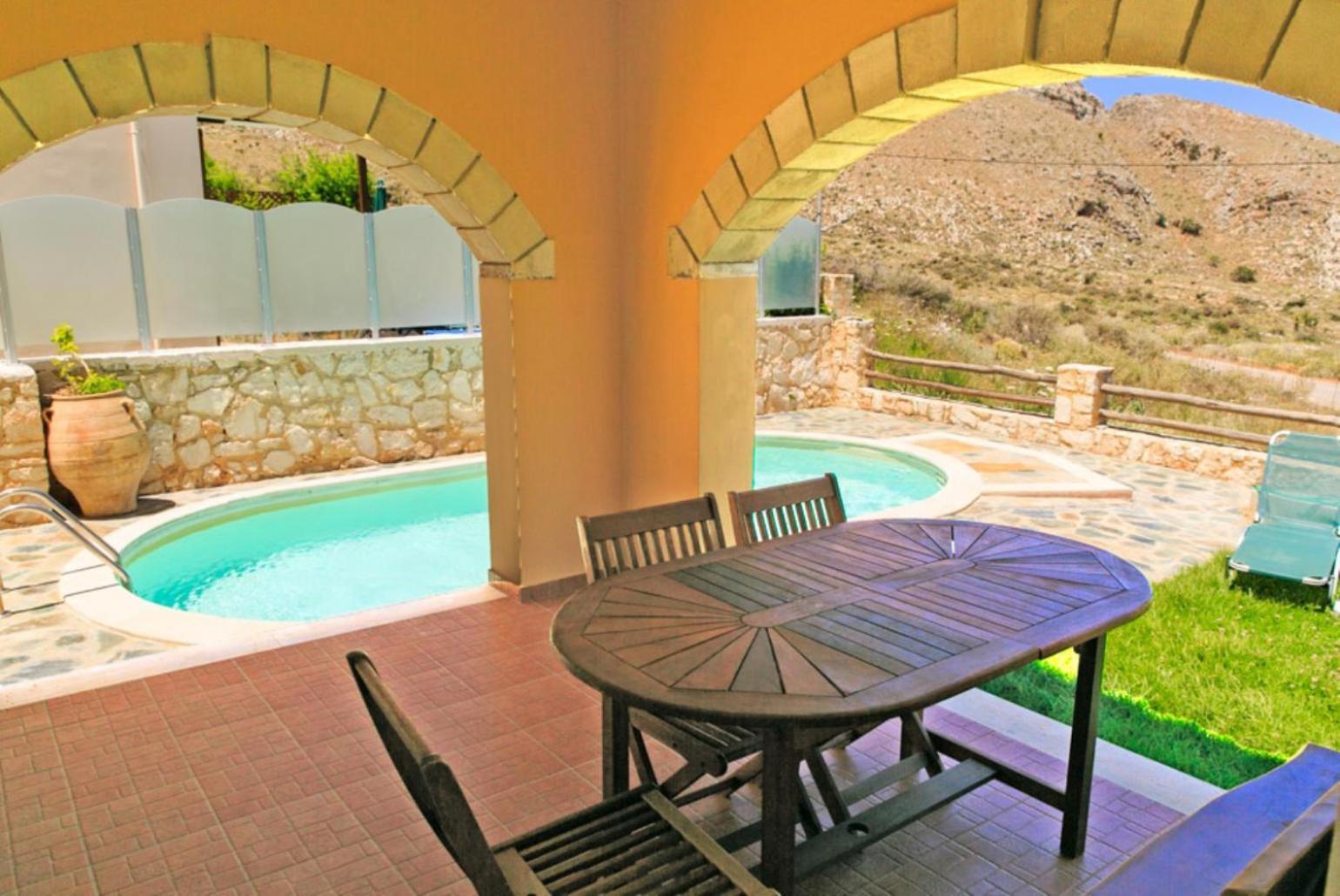 Villa Neria Aptera Bagian luar foto