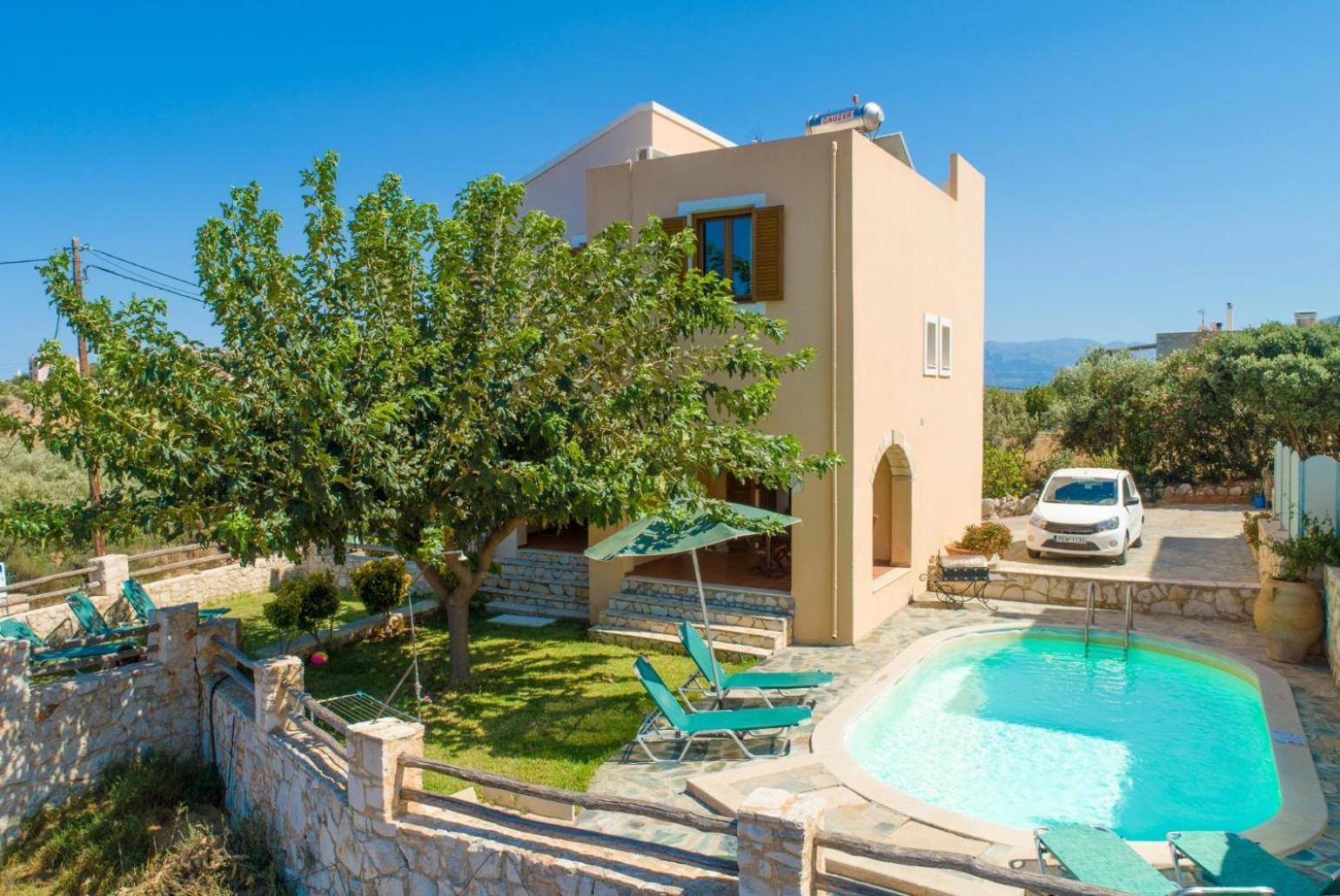 Villa Neria Aptera Bagian luar foto